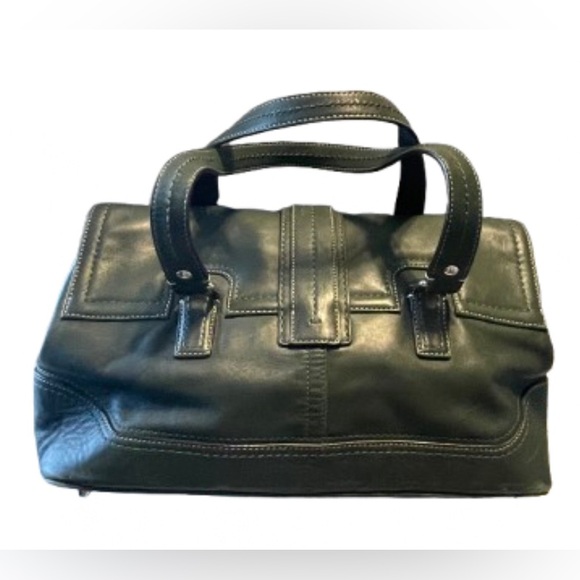 Coach Bags Coach Vintage Hamilton Leather Forest Green Satchel Rn